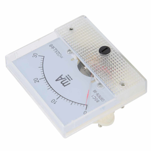 85C1 DC 0-30MA Pointer DC Amperemeter Hoved Ampere Meter Strømmålingsinstrument