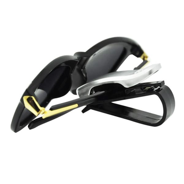 1 stk. Multifunktionel Brilleclips Auto Solbrille Brilleholder Kort Pen ABS Billetclips
