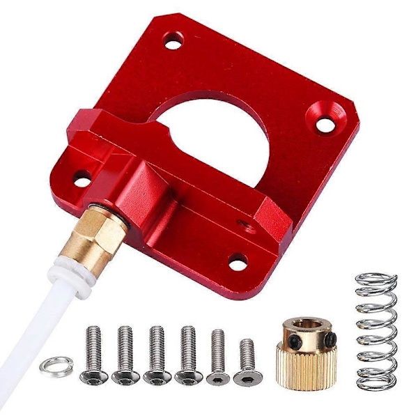 Uppgraderad MK8 Extruder Aluminium Drive (Bonus: 1 Meter PTFE-slang)