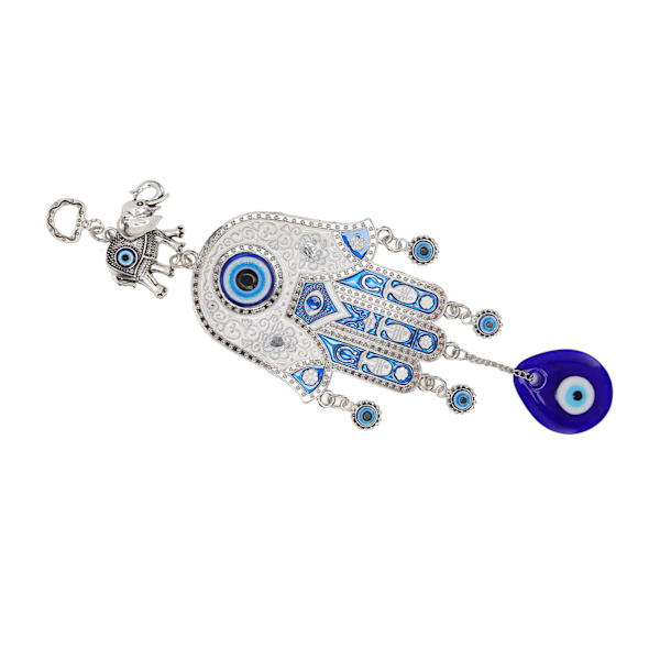 Blue Eye Bilhängande prydnad attraktivt skydd Handamulet Bilspegeldekor Hängande för väggdörr hall