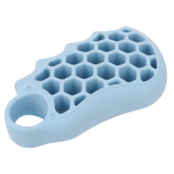 Håndgrebsforstærker Bærbar Silikone Blød Elastisk Ergonomisk Finger Træner Grip Strength Trainer Lyseblå 30LB