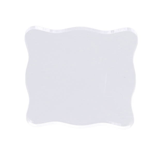 Akryl stempelblokk Akrylhåndtak Buet DIY stempelhåndverk Gummistempel Transparent stempel TL007