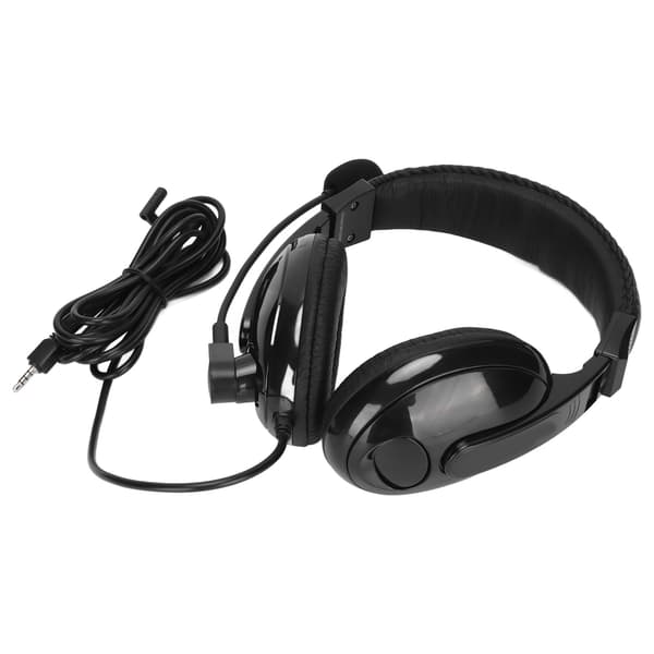 BH3688 Kablet headset 3,5 mm hybrid multifunktionsstik med omnidirektionel mikrofonunderstøttelse til XBOX til PS4 Sort