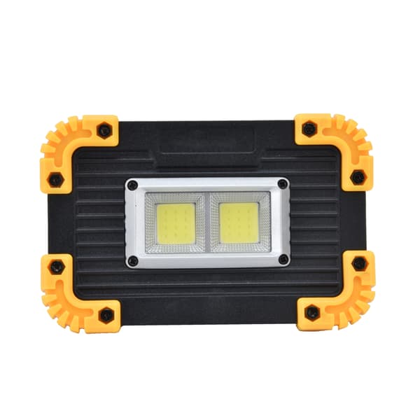 Mini LED Flomlys COB Nødlys USB-lading Dobbel Firkantet Campinglys Telt Arbeidslys for Utendørs