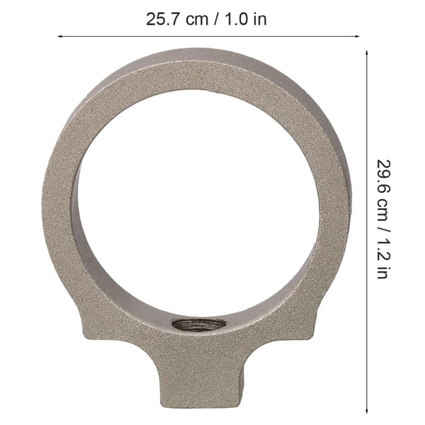 Kraftig aluminiumslegering 0,760 tommer lommelygteadapterring lygtemontering EX313-DK