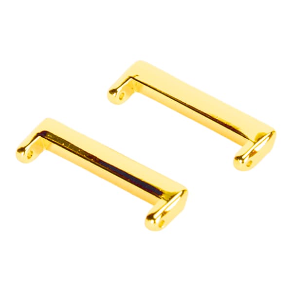 2 stk. urremforbindelse i metal, enkel, stilfuld urremadapter, erstatning til FIT 2 20 mm indvendig diameter, guld