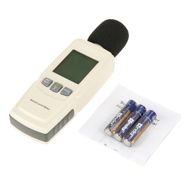 GM1352 Kannettava digitaalinen LCD-äänitasonmittari Meluntestaaja 30dB - 130dB desibeliä
