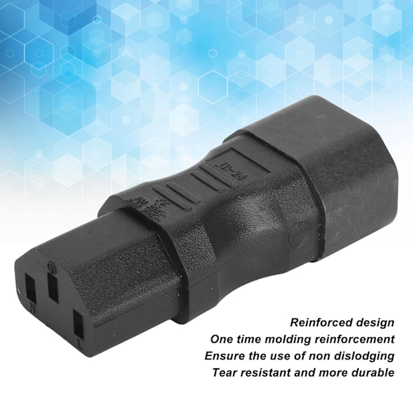 4 stk IEC320 C14 til IEC320 C13 strømadapter universell standard datamaskin strømadapter for bærbar PC PDU-etui Ups-kontakt