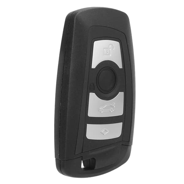 Bilnøglefob-etui Lille Intelligent Holdbar Sort Erstatning til Serie 5 Serie 7 4 Knapper