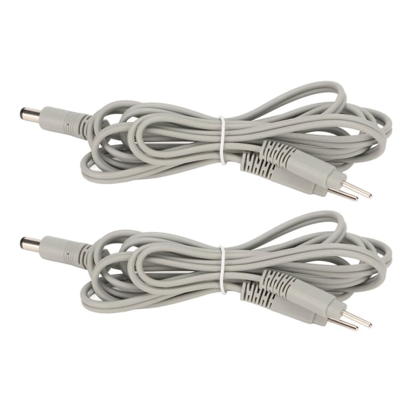 2 stk. 4,9 fod Pin Type Ledninger Kabel 5521 2856 Udskiftning Pin Connector TENS Wire til Terapeutisk Maskine Grå