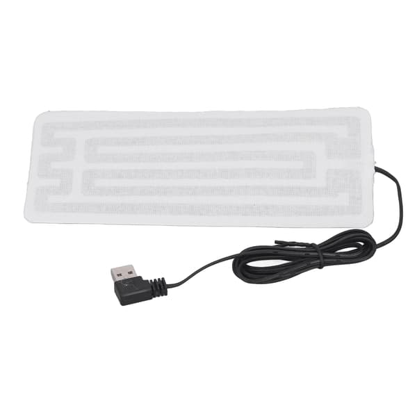 USB-varmefilm 7,5x3,5 tommer Sikker holdbar kulfiber maskinvaskbar USB-varmepude til talje krop vinter