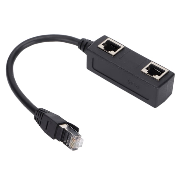 RJ45-jakajasovitin 1 uros-2 naarasportin Ethernet-liitin verkkokotitoimistoon