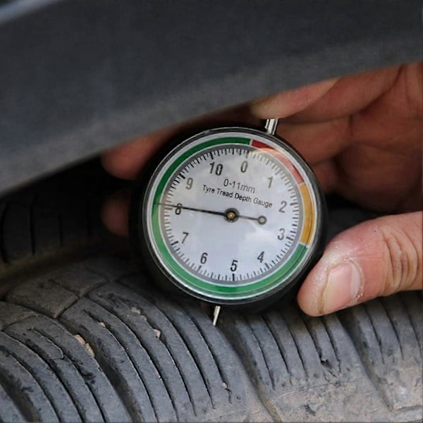 Däckmönsterdjupsmätare, Bil Däckmönsterdjupsmätare Däckmönsterdjupsmätare Testare Däckmätare 0-11mm