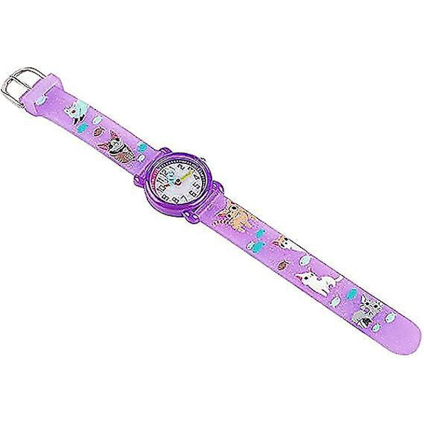 Vedenpitävä silikoninen watch söpöllä 3D-sarjakuvasuunnittelulla