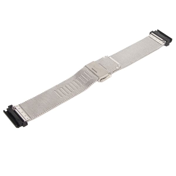 Urrem 22 mm rustfrit stål mesh justerbar erstatningsrem til Amazfit Falcon T‑REX 2 Ultra sølv