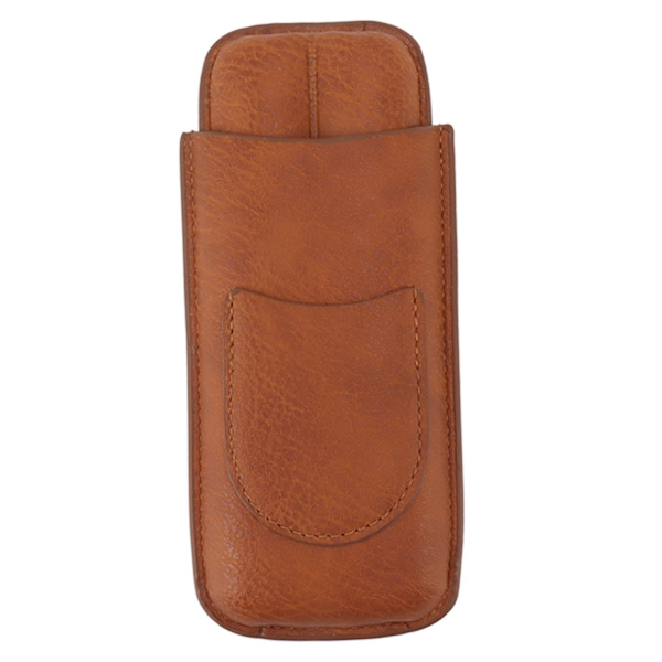 Cigar Carrying Case Portable Leather Small Cigar Humidor Case Holder för födelsedagspresent