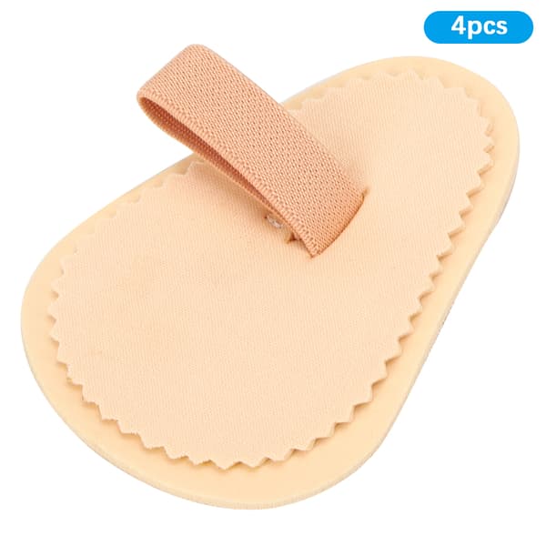 4st Tåriktare Separatorer Skydd Bunion Splint Corrector Tåspridare Skydd 1 Hål