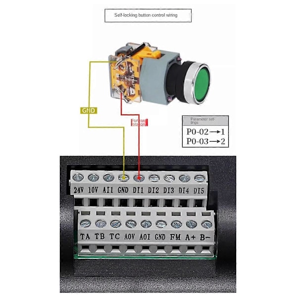 Frekvensomriktare 220V Frekvensomriktare 2,2KW