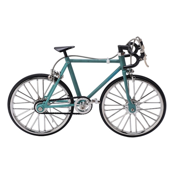 Cykelmodell simulerad levande design vacker utsökt texturerad legering cykel prydnad leksak för present dekoration