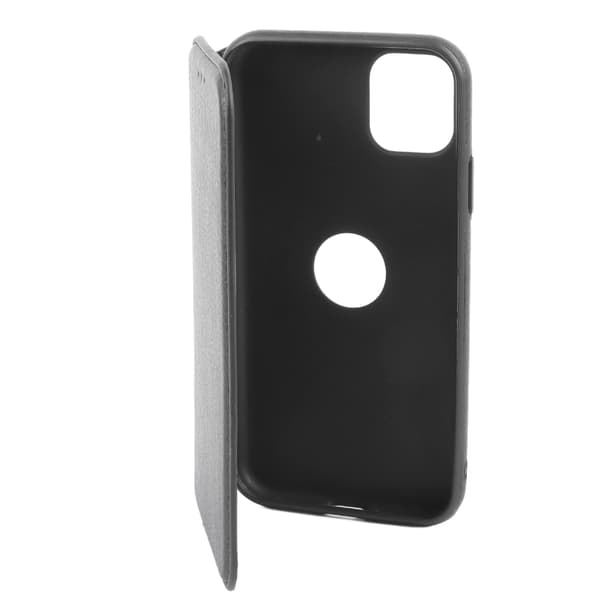Retro Mobiltelefon Flip Case Mobiltelefonholder Tegnebog Beskyttende TPU Case til Iphone Sort til IPhone 13