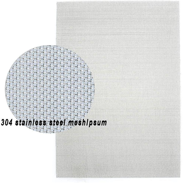 Rostfritt stål mesh Set - 30 Mesh, 3 delar, 300 x 210 mm