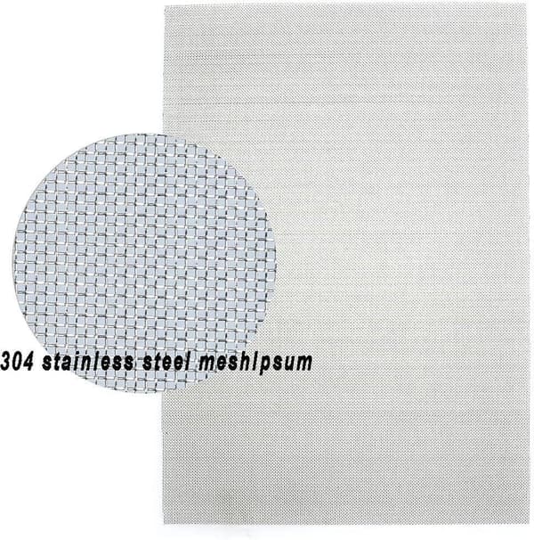 Rustfritt stål netting grillsett - 30 mesh, 3 stk, 300 x 210mm