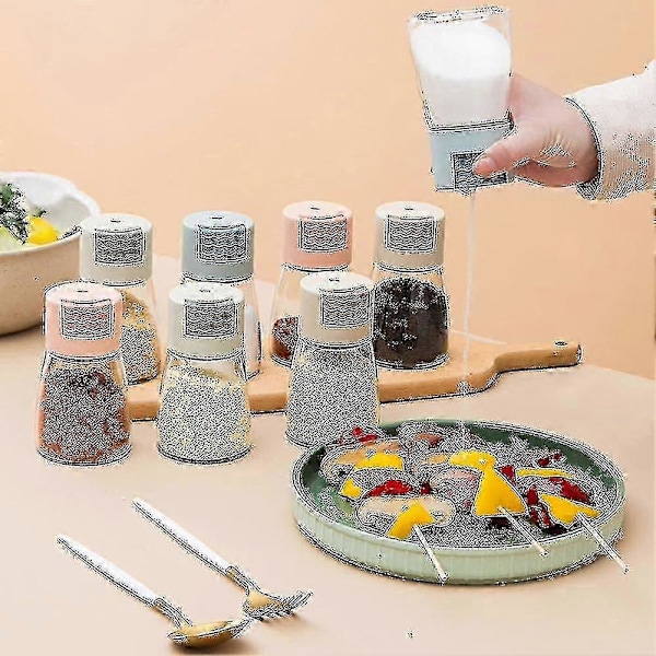 Konisk Kryddflaska För Kök, Kryddflaska Med Tryckdosering, Salt- Och Pepparströare Exakt Kvantitativ, Krydddispenser 4st