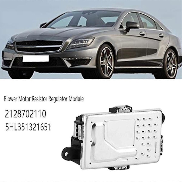 Blæsermotor Modstand Regulator Modul kompatibel med C E SL CLASS W204 W212 2010-18 2128702110 5HL351321651
