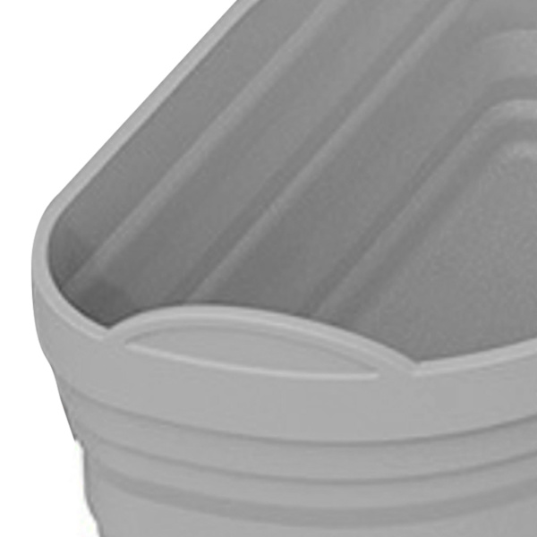 Genanvendelig silikoneindsats til slowcooker, passer til 6-8 kvarts, grå