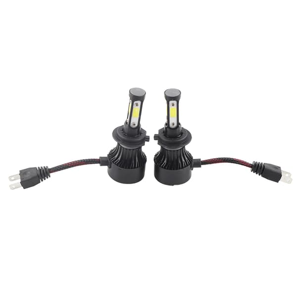 2 stk Kjøretøy X7‑COB 6500K H7 LED-frontlys Høy frontlyspære Aluminium ABS