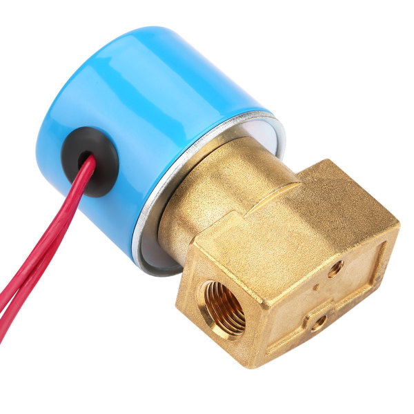 2-vejs G1/4\" Direkte Virkende Messing N/C KSD Solenoidventil til Vand 0-1Mpa (DC 24V)