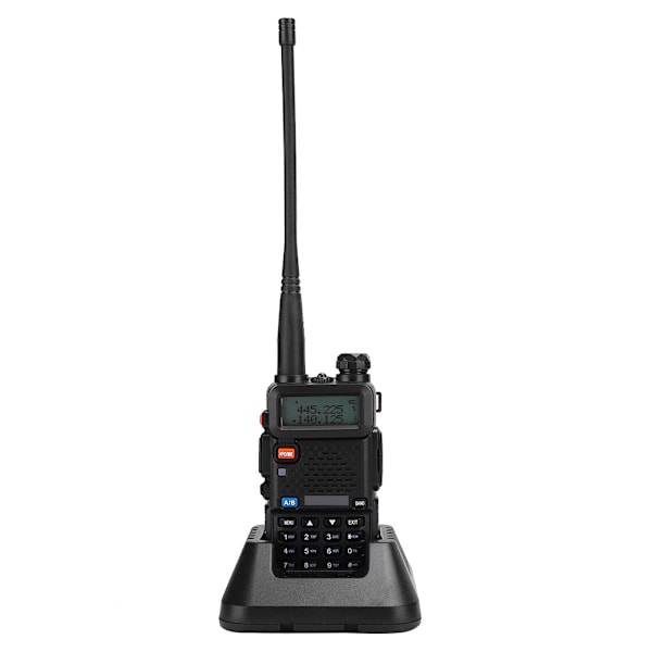 BF UV5R 8W Bilradio Walkie Talkie Dual Band To-vejs Radio med indbygget batteri (100-240V)(US )