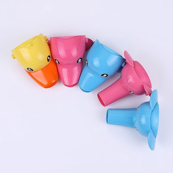 3 stk. Vandhane Forlænger til Børn Baby Hænder Vask Tegneserie Dyr Vaske Design Badeværelse Vask And+Elefant+Delfiner 10*8cm