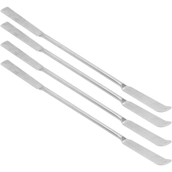 4 stk. Lærhåndverktøy i rustfritt stål med dobbelthodet limstang DIY-lærverktøy