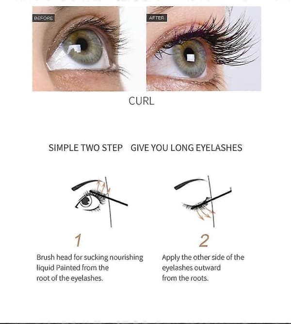 Vippeserum Flytende Vippeforsterker Behandling Vippeløft Øyevipper Mascara Nærende Øyeforlengende