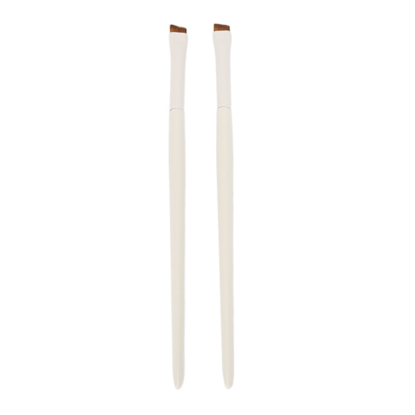 2 kpl kulmaista eyeliner-sivellintä, ammattimainen meikkisiveltimet, pehmeät harjakset, ultraohut viisto eyeliner-sivellin, kosmetiikkatyökalu