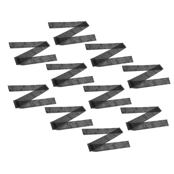 Blonderibbon DIY Dekorationsnetz Kantenbesatz Nähbekleidung Pacthing Zubehör 10 Yards 60mmBlack‑S5