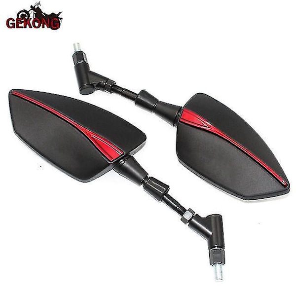 Aluminum CNC Side Mirrors for Suzuki GSX-S750/1000 All Years NO LOGO Red