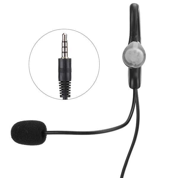Korvakoukku 3.5MM Matkapuhelin Kuulokemikrofoni Tabletti Mikrofoni Kuuloke MIC 100-5600Hz