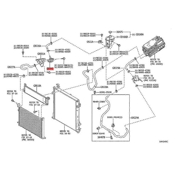 G9040-0E050 Bil Inverter Vattenpump för