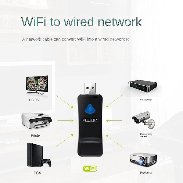 Yleinen 300 Mbps USB WiFi-tikku