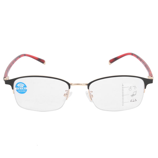 Zoom Presbyopic Glasögon Blå Ljusblockerande Läsglasögon Unisex äldre glasögon(+350 )