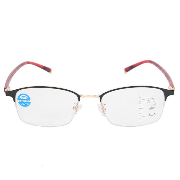 Zoom Presbyopic lasit Sininen valoa estävät lukulasit Unisex Vanhusten lasit(+350)