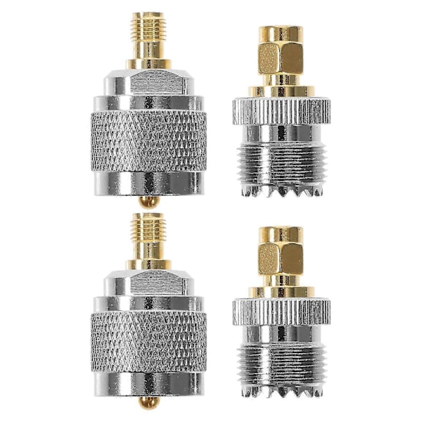 1 Set Sma Adapter Sma Till Uhf Jack Elektronik Rf Koaxial Adapter Testomvandlare