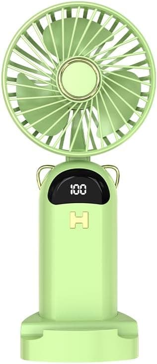 Håndholdt batteridrevet ansigtsventilator