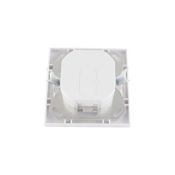 Indendørs bevægelsessensor, forsænket vægmontering, egnet til LED, infrarød sensor, programmerbar, rækkevidde 9m/140° 80x80x45mm