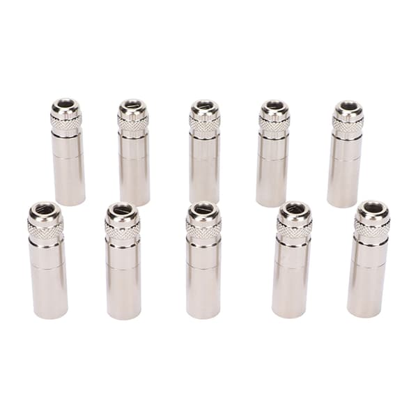 10 st 4-stifts XLR hankontakter Fullmetall XLR hankontakt för mixer mikrofonförstärkare equalizer