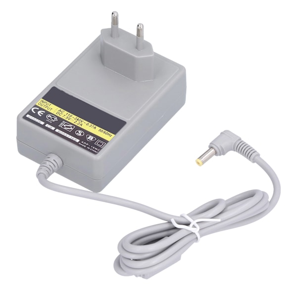 Værtsoplader til PS1 - Holdbar bærbar strømadapter med strømkabel til PS1-spilkonsol - EU-stik