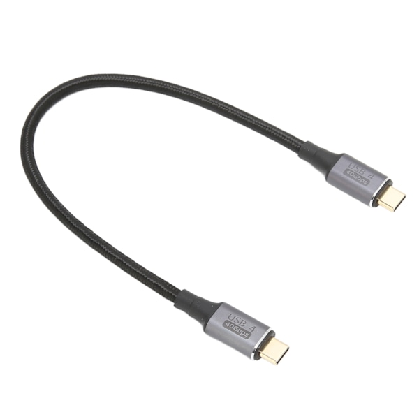 USB4 Datakabel PD Snabbladdning Multifunktionell 40Gbps höghastighetsöverföring HD 8K 60HZ Typ C Datakabel 11,8in