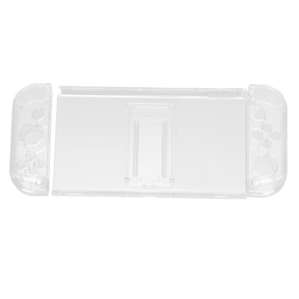Spelkonsol Skyddsfodral PC Transparent Gamepad Skal med Justerbart Fäste för Switch OLED